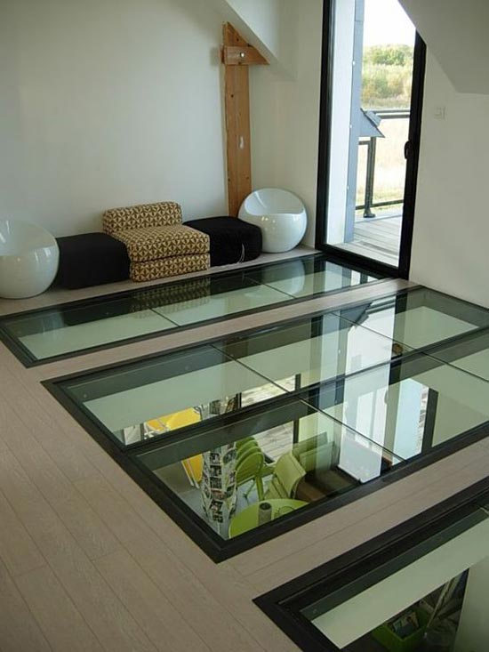 Plancher verre